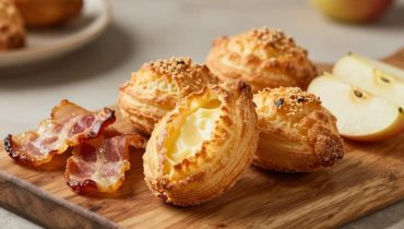Savory gougères: the apple-bacon version reinventing the French aperitif