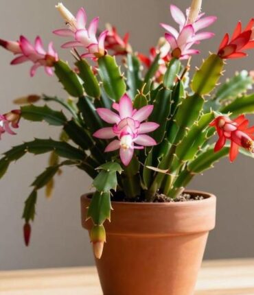 Christmas Cactus: how sweetened black tea boosts its winter flowering