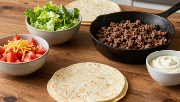 Ground beef wraps: the express family recipe that pleases all ages