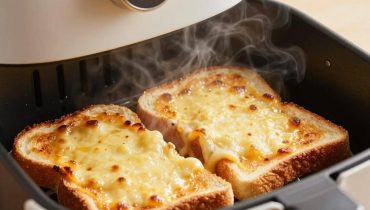 Air fryer cheese toast: how to get a crispy and melting result in 5 minutes without flipping