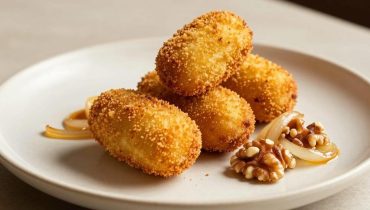 Caramelized goat cheese croquettes: how the onion-walnut combination transforms traditional béchamel