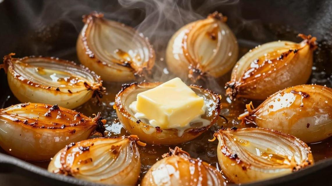 Beef with caramelized onions: how slow cooking transforms 1.3 kg of ...