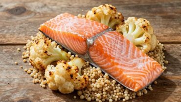 Salmon, cumin-roasted cauliflower and bulgur: a complete meal ready in 40 minutes Salmon, cumin-roasted cauliflower and bulgur: a complete meal ready in 40 minutes