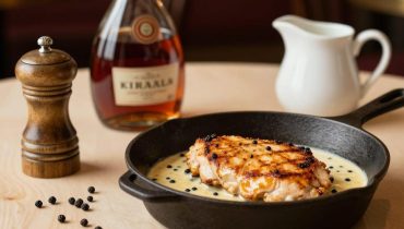 Chicken au Poivre: how beef stock intensifies this creamy brandy sauce in 20 minutes