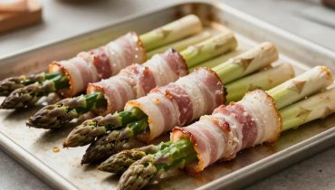 Oven-roasted bacon-wrapped asparagus: the technique for a crispy result every time