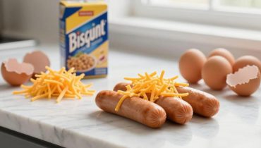 Express recipe: 4 ingredients are enough for savory breakfast muffins (sausage, Bisquick, cheddar, eggs)