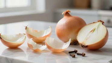 Onion peels and cloves: how this homemade rinse boosts scalp circulation