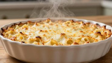 Chicken and mushroom pasta gratin: the creamy recipe that transforms your leftovers into a comforting dish