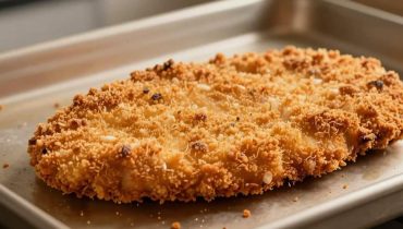 Oven-breaded chicken and curry rice: the complete recipe in 40 minutes flat