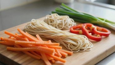 Stir-fried noodles with Chipotle chili: the cooling technique that transforms the texture