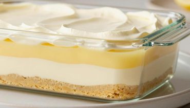 Lemon Lush: the 4-layer dessert that is prepared in advance and stays fresh for 4 days