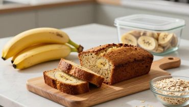 Oat banana bread: 190 kcal, 7g of protein and progressive energy for sports