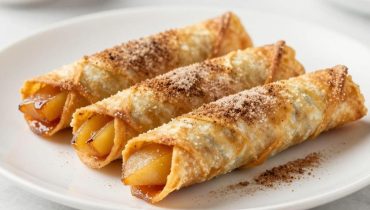 Apple pie taquitos: this crispy dessert is prepared in 23 minutes in the Air Fryer