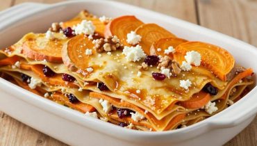 Pasta-free lasagna: how sweet potato, squash, and carrots replace traditional sheets with a honey-cranberry glaze Pasta-free lasagna: how sweet potato, squash, and carrots replace traditional sheets with a honey-cranberry glaze