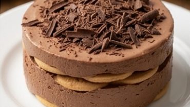 Creamy Chocolate Charlotte Mexican Carlota Style