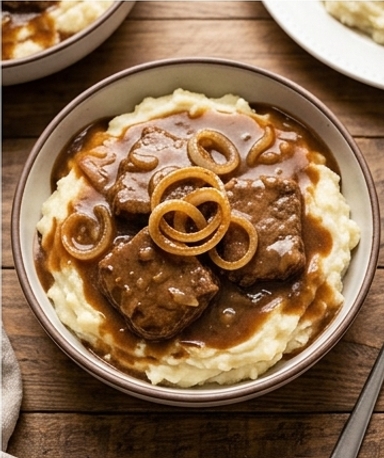 cube-steaks-au-mijoteur-sauce-brune-onctueuse-et-c cover
