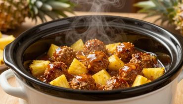 Crockpot: how slow cooking transforms simple meatballs into a melting Hawaiian dish