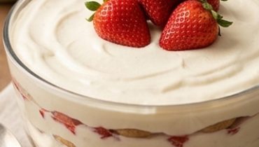 Creamy Layered Strawberry Dessert
