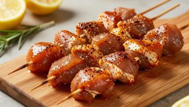 Rotisserie chicken skewers: curry powder, the secret ingredient that changes everything