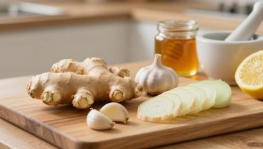 Natural remedy for cough and congestion: how onion, garlic, ginger, and honey relieve bronchitis and sinusitis