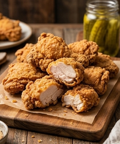 le-poulet-frit-au-jus-de-cornichons-la-marinade-qu cover