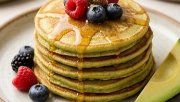 Flourless Avocado-Oat Pancakes