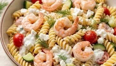 Lemon Shrimp Pasta Salad