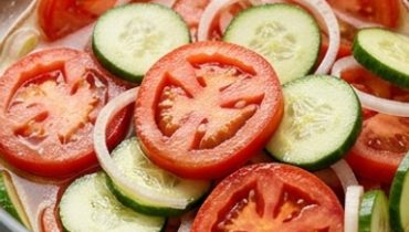 Marinated Cucumber, Tomato, and Onion Salad Marinated Cucumber, Tomato, and Onion Salad
