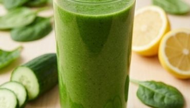 Spinach Apple Lemon Detox Smoothie