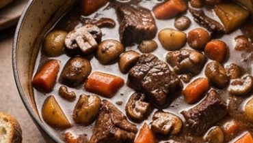 Old-Fashioned Beef Bourguignon