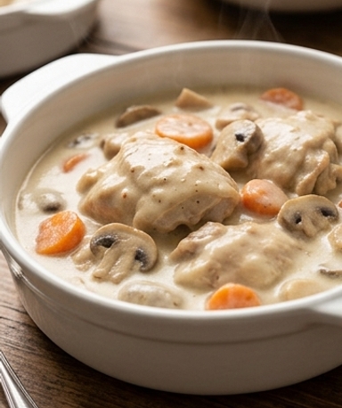 blanquette-de-poulet-cremeuse-et-onctueuse-le-plat cover