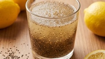 Chia, Flaxseed and Lemon Drink