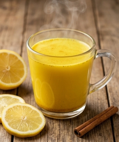 boisson-doree-au-curcuma-gingembre-et-citron-la-re cover