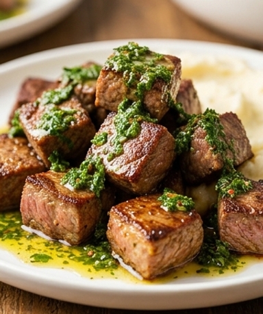 bouchees-de-steak-au-chimichurri-la-recette-qui-ch cover