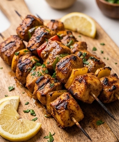 brochettes-de-poulet-marinees-le-secret-d-une-vian cover