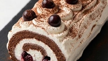 Easy Black Forest Yule Log