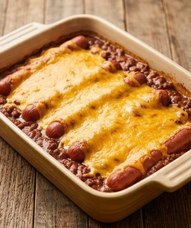 chili-cheese-dog-bake-le-gratin-americain-qui-rega cover