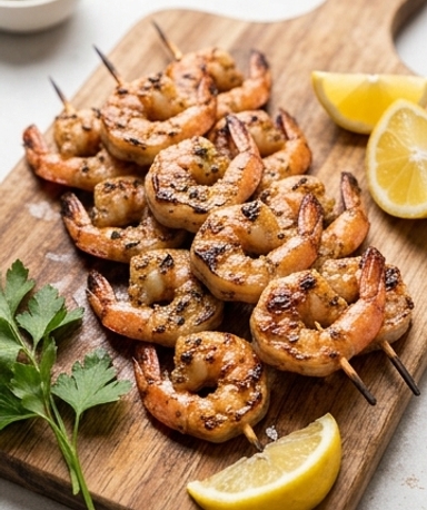 crevettes-grillees-aux-herbes-et-a-l-ail-le-plat-d cover