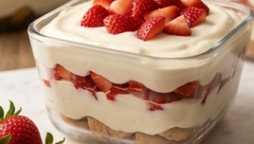 Creamy Layered Strawberry Dessert