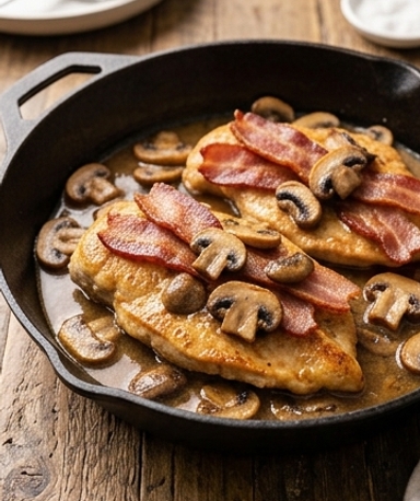 escalopes-au-bacon-de-dinde-et-champignons-poeles- cover