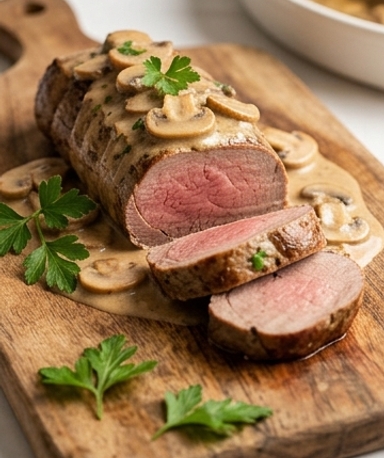 filet-mignon-de-veau-creme-champignons-la-sauce-qu cover