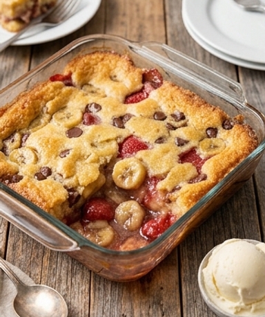 gateau-banana-split-au-four-le-dessert-paresseux-q cover