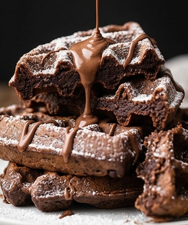 gaufres-facon-brownie-fondantes-dedans-croustillan cover