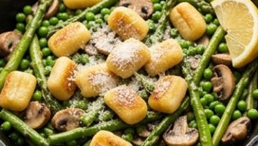 Pan-Seared Gnocchi with Spring Vegetables