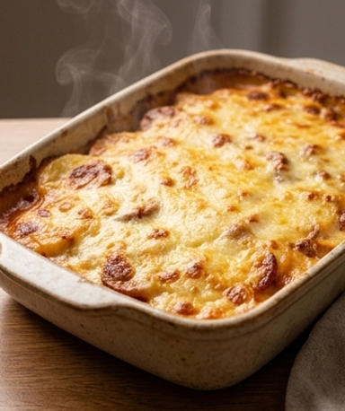 gratin-de-pommes-de-terre-au-chorizo-tomate-et-bec cover