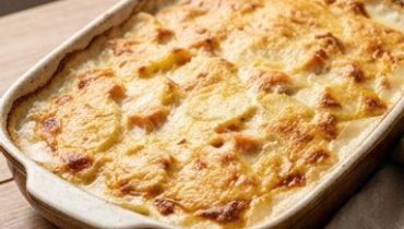 Potato Gratin with Salmon and Homemade Béchamel