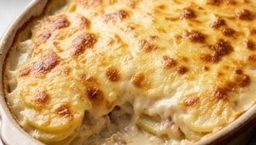 Ultra-melting Potato and Tuna Gratin