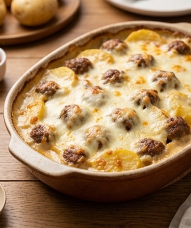 gratin-de-pommes-de-terre-aux-boulettes-de-b-uf-et cover
