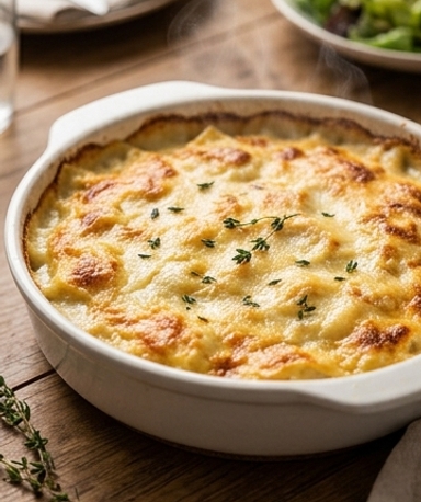 gratin-de-ravioles-poireaux-et-chevre-pret-en-30-m cover