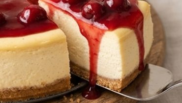 Homemade Cherry Cheesecake